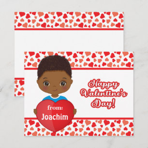 Carte Coeur Saint-Valentin de mignonne Petit Garço