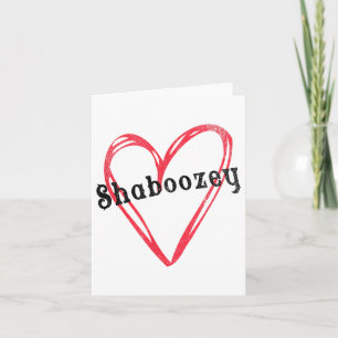 Carte Cœur Shaboozey T avec prénom pour filles et femmes