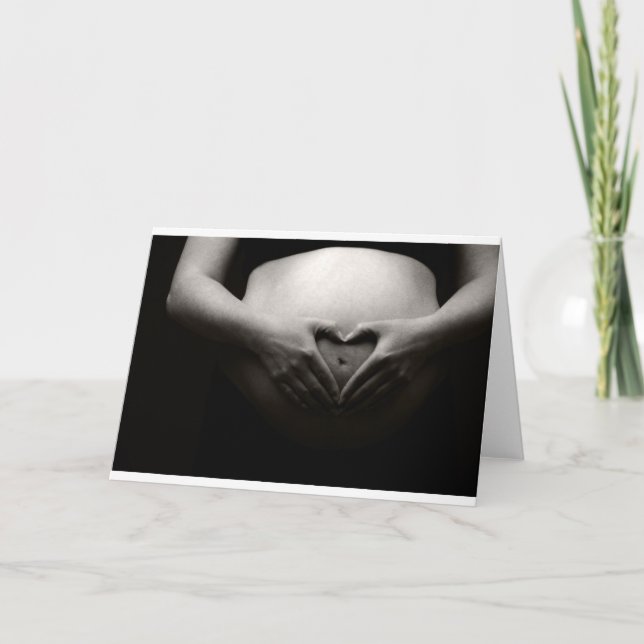 Carte Coeur sur une tumeur enceinte (Devant)