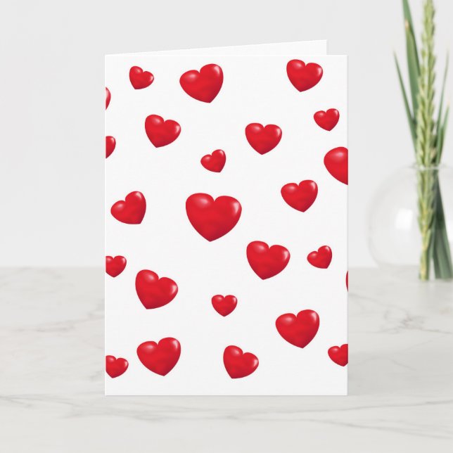 Carte Coeur tombante (Devant)