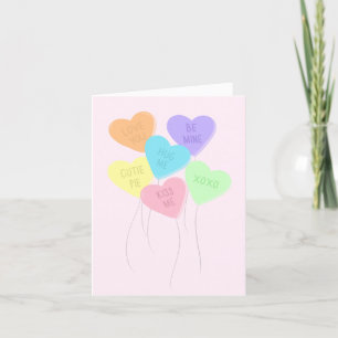 Carte Coeur Valentines
