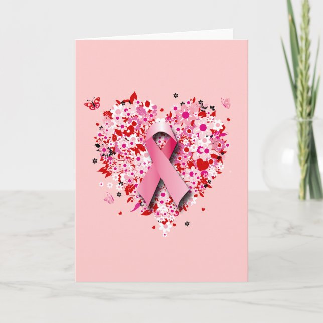 CARTE COEURS, BOUTEILLES ET RIBBON ROSE (Devant)