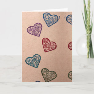 Carte Coeurs d'amour