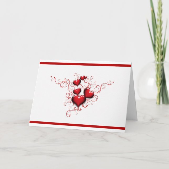 Carte Coeurs entrelacés (Devant)