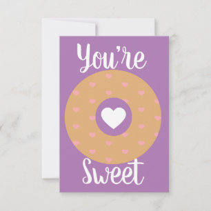 Carte Cœurs modernes de Saint-Valentin Glaçage pour beig
