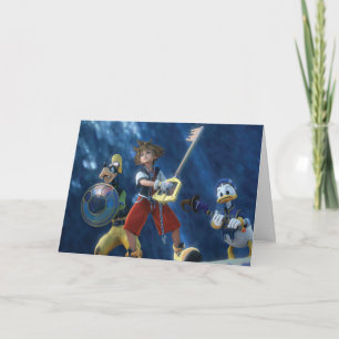 Carte Coeurs royaux Sora, Goofy & Donald Film Still
