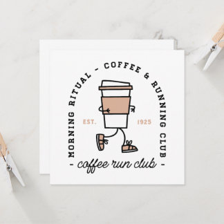 Carte Coffee and run club brunch running lovers funny