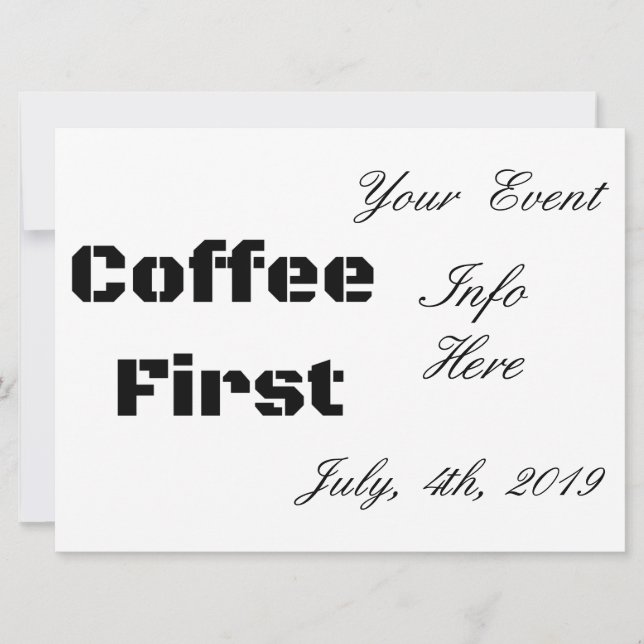 Carte Coffee First Thunder_Cove (Devant)
