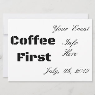 Carte Coffee First Thunder_Cove
