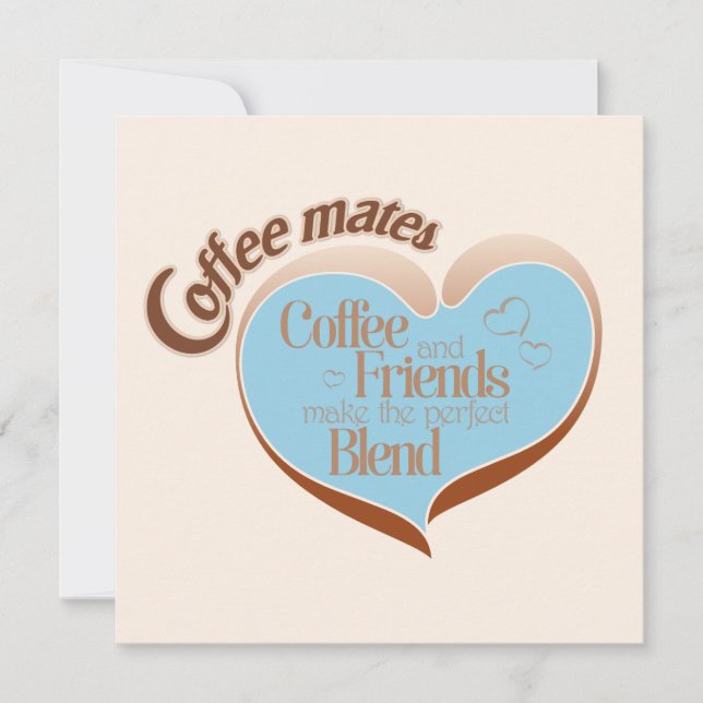 Carte Coffee mates (Devant)