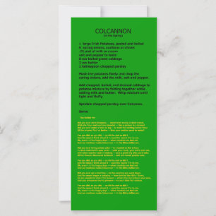 Carte Colcannon Spring Gold Le MUSÉE Zazzle Cadeaux