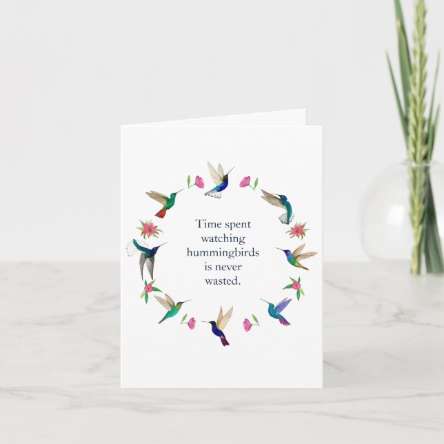 Carte Colibri (Devant)