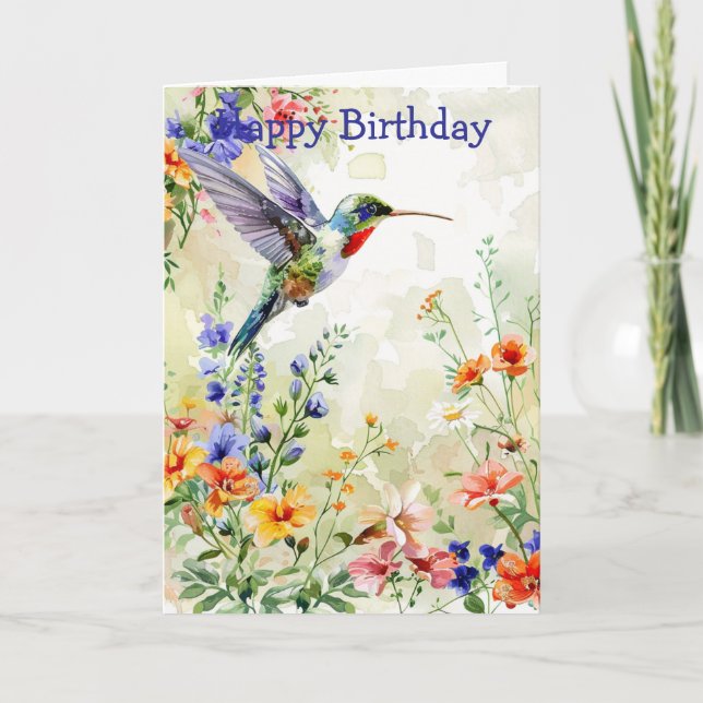 Carte Colibri (Devant)