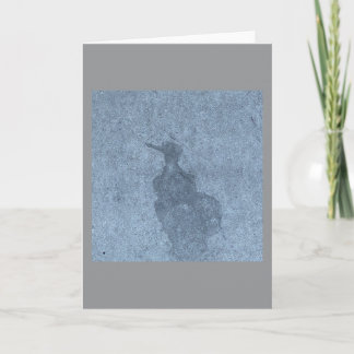 Carte Colibri Abstrait