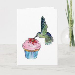 Carte Colibri Cupcake Love