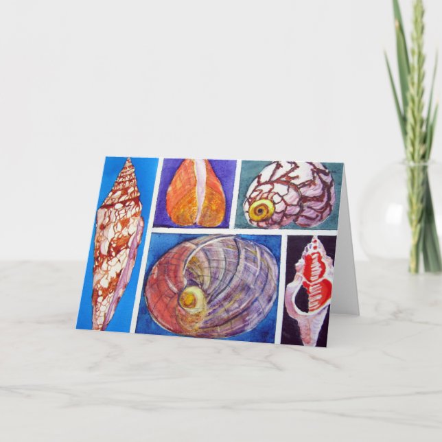 Carte Collage de coquillage (Devant)