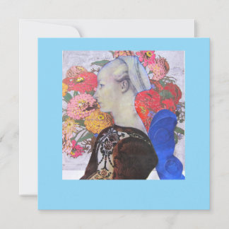 Carte Collage Féerie bleue 2023