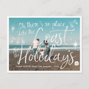 Carte Collage photo de vacances au bord de la mer