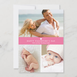 Carte Collage simple Rose