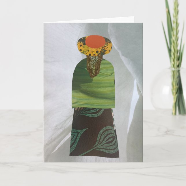 Carte Collage unique Terre Mama Cate vide (Devant)