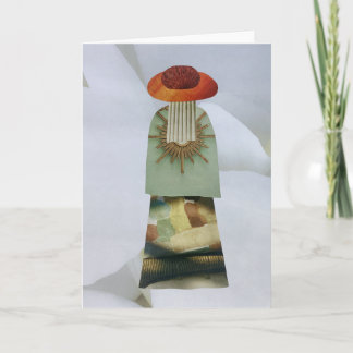 Carte Collage unique Terre Mama Star Blank