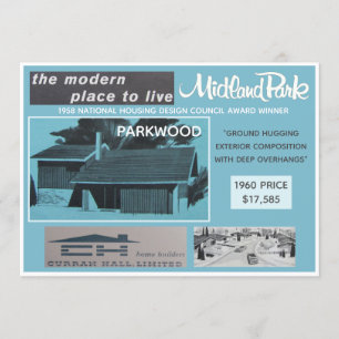 Carte collectable de parc de modèle intérieur de