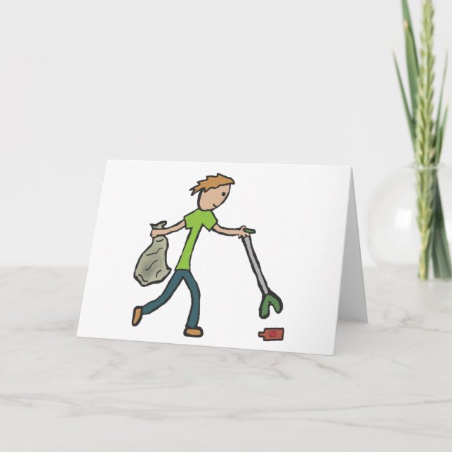 Carte Collecte de journaux et de dossiers (Devant)