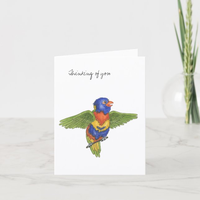 Carte Collection Budgie  Note Card (Devant)