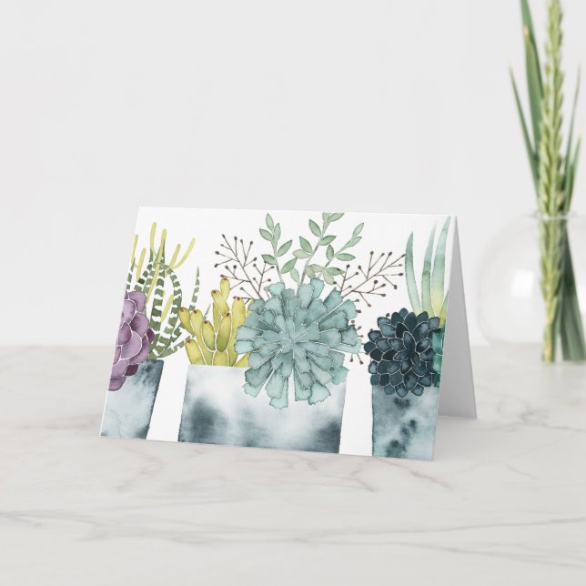 Carte Collection de bonheur de plante (Devant)