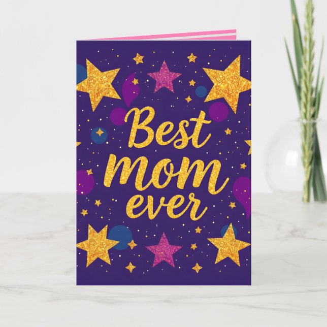 Carte Collection de cadeaux de luxe tendance Stars (Devant)