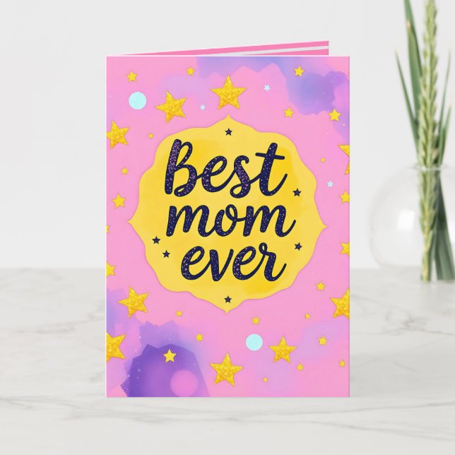 Carte Collection de cadeaux tendance Luxury Stars (Devant)