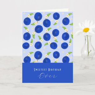 Carte Collection de prunes botaniques Anniversaire
