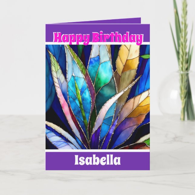 Carte Collection florale unique et tendance (Devant)