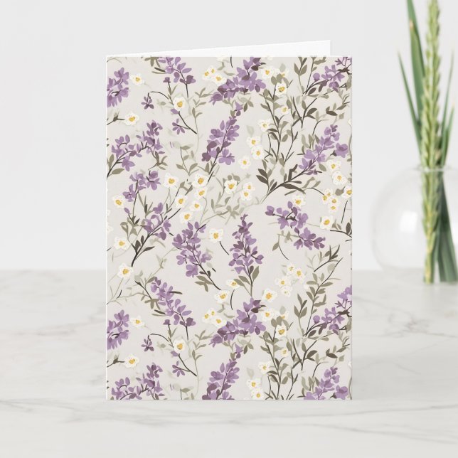 Carte Collection Lilac d'été pour Anniversaire (Devant)
