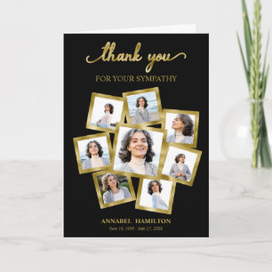 Carte Collection photo moderne Sympathy Merci Invitatiat