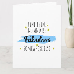 Carte Collègue Leaving, Go Away Farewell Cadeau