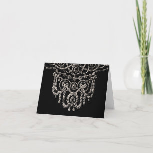 Carte Collier de bijoux Cartierr ~ Greeting / Note Card