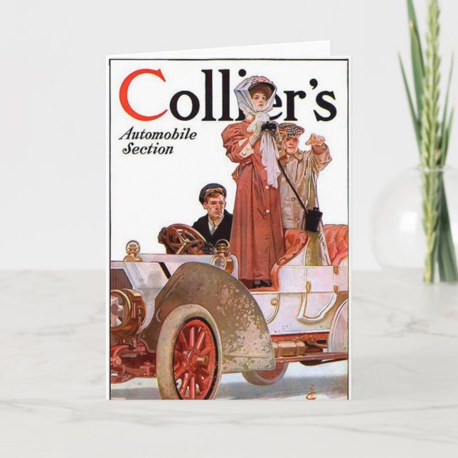 Carte Collier's 1907 - J.C. Leyendecker, illustrateur (Devant)
