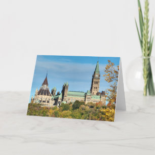 Carte Colline du Parlement en automne, Ottawa