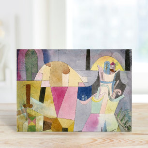 Carte Colonnes noires dans un paysage   Paul Klee