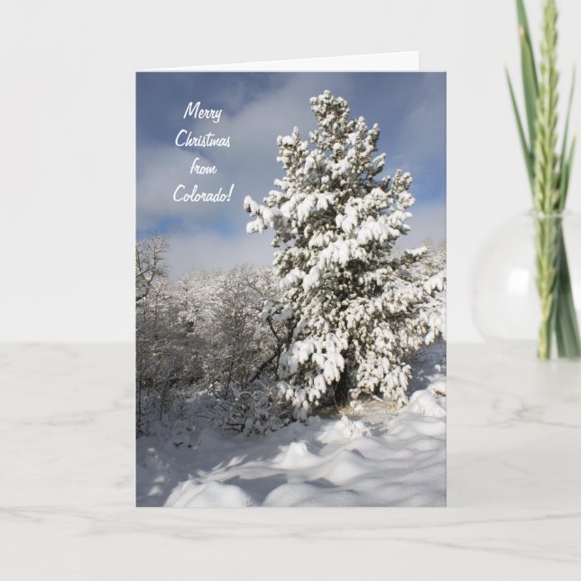 Carte Colorado de Noël (Devant)