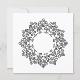 Carte Colorez votre propre MANDALA - do-it-yourself Colo