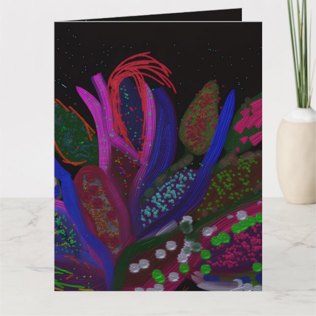 Carte Colorful Undersea Large Greeting Card (Devant)