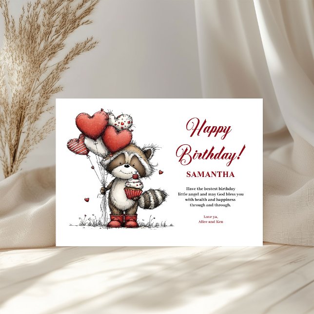 Carte Colorful whimsical animals birthday cheer greeting (Colorful whimsical animals birthday cheer greeting card

)