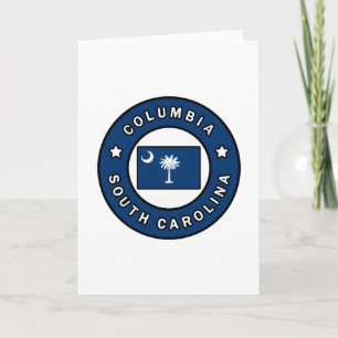 Carte Columbia Caroline du Sud