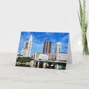 Carte Columbus, Ohio, paysage urbain