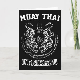 Carte Combat de Muay Thai au kickboxing, combattant de T