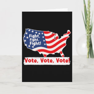 Carte Combat Vote Pour Élection Présidentielle Trump