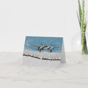 Carte Combattant de moustique Atterrissage d'hiver.
