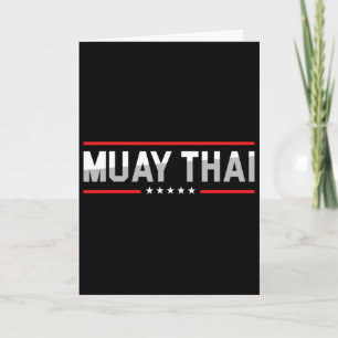 Carte Combattant Muay Thai Sports Mma Boxe Thaïlande Mar